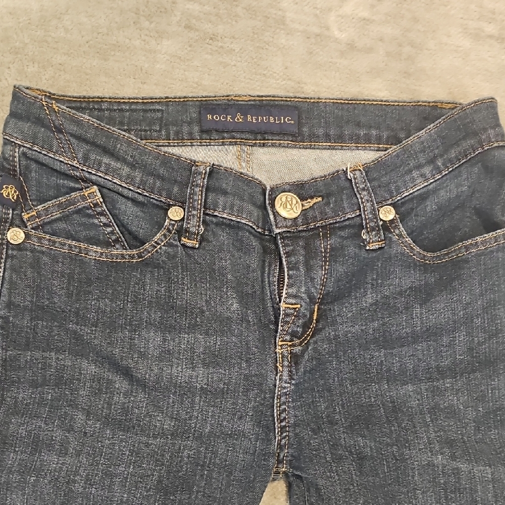 Rock & Republic Dark Wash High Rise Jeans
